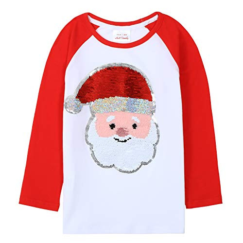 HH Family Christmas Shirts for Girls and Boys Flip Sequin Santa Christmas Tree Kids T-Shirt Clothing Santa RW 8 HH Family Christmas Shirts for Girls and Boys Flip Sequin Santa Christmas Tree Kids T-Shirt Clothing Santa RW 8