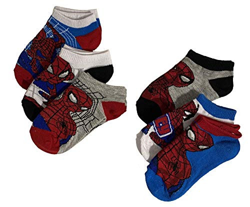 Marvel Spider-Man Athletic Socks 6-Pack Little Boys 4-6