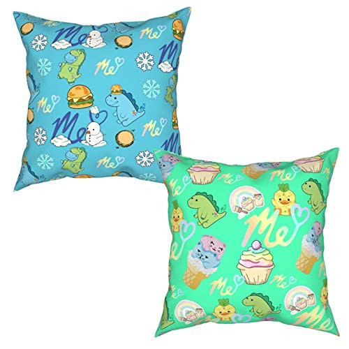 Segmoo Moriah-Elizabeth-Me Merch 8 SofaBedroomLiving RoomPillow with 18x18 Inch Two Different Pillowcase for Home Decoration