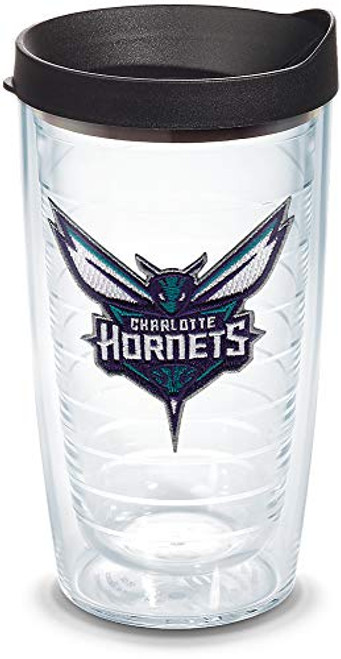 Tervis NBA Charlotte Hornets Logo Insulated Tumbler with Emblem and Black Lid 16oz Clear Tervis NBA Charlotte Hornets Logo Insulated Tumbler with Emblem and Black Lid 16oz Clear