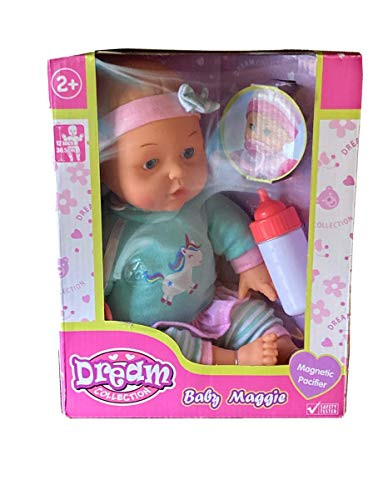 DREAM COLLECTION Baby Maggie with Magnetic Pacifier