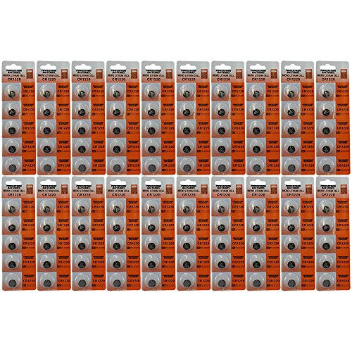 Powertron 100 3v Battery CR1220 CR-1220 Lithium Batteries DL1220