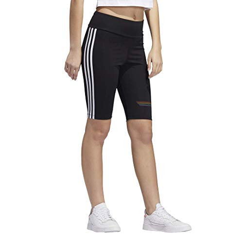 adidas Originals womens Pride Bike Shorts Black XX-Small