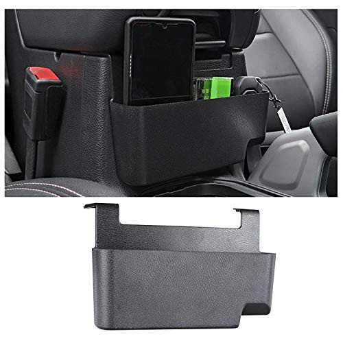 CDEFG Car Armrest Console Organizer Tray Stowing Organizer Storage Box  for Jeep Wrangler JL Gladiator JT 2018-2020?Storage tray in car_ Insert ABS Black Materials Tray Armrest Box Secondary Storage_