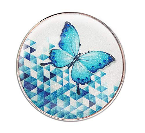 STYLE71 Mist Cover Luxury Cushion S Type A Butterfly Blue No_21 Light beige