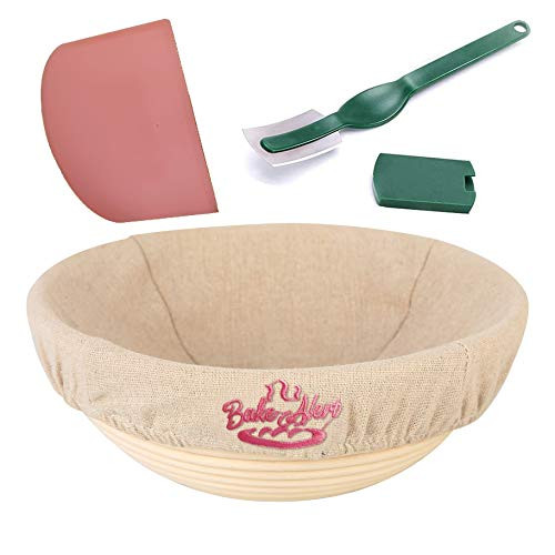 9 inch Bread Proofing Basket Bread Basket Proofing Round Banneton Bread Proofing Basket Bread Proofing Basket Set Bread Banneton Proofing Basket sourdough proofing basket Brotform proofing basket Bread Lame Banneton Basket