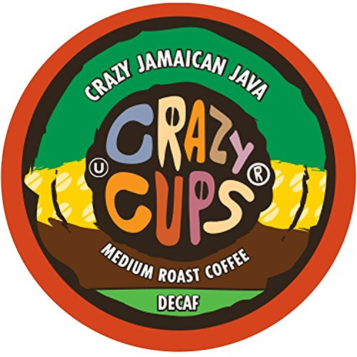 Crazy Cups Flavored Decaf Coffee, for the Keurig K Cups 2.0 Brewers, Crazy Jamaican Java, 22 Count Crazy Cups Flavored Decaf Coffee, for the Keurig K Cups 2.0 Brewers, Crazy Jamaican Java, 22 Count