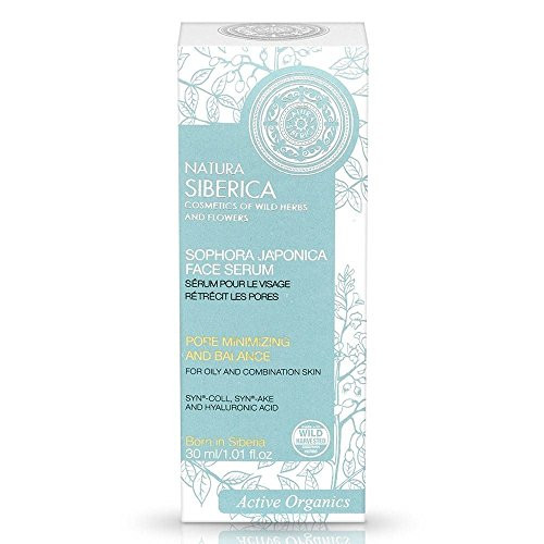ACTIVE ORGANICS Face Serum - Tightens Pores for Oily and Combination Skin with Sophora Japonica, Active Organics Wild Herbs and Flowers 30 ml (Natura Siberica) ACTIVE ORGANICS Face Serum - Tightens Pores for Oily and Combination Skin with Sophora Japonica, Active Organics Wild Herbs and Flowers 30 ml (Natura Siberica)