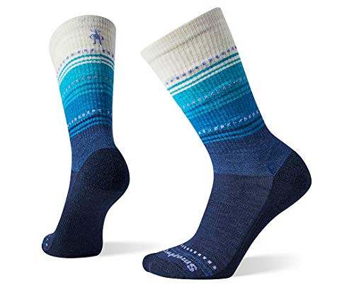 Smartwool Hike Ultra Light Sulawesi Crew Deep Navy MD Womens Shoe 7-9_5
