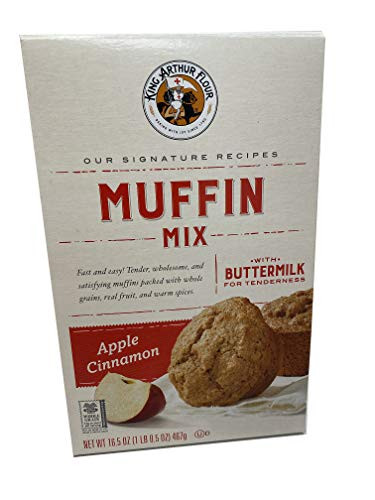 King Arthur Flour Apple Cinnamon Whole Grain Muffin and Quick Bread Mix 16 Ounces