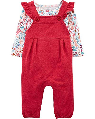 Carters 2-Piece Tee  and  Coverall Set 6 Months Red
