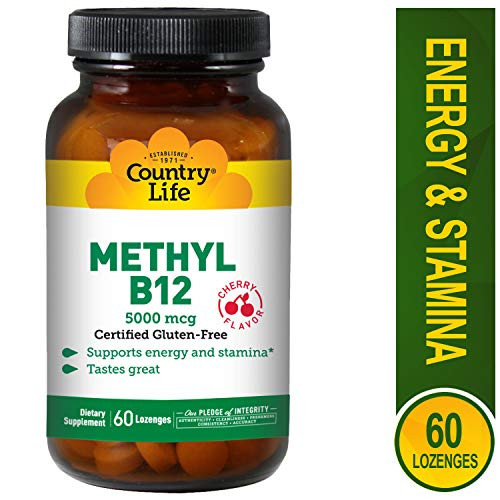 Country Life - Methyl B-12, 5000 mcg - 60 Lozenges