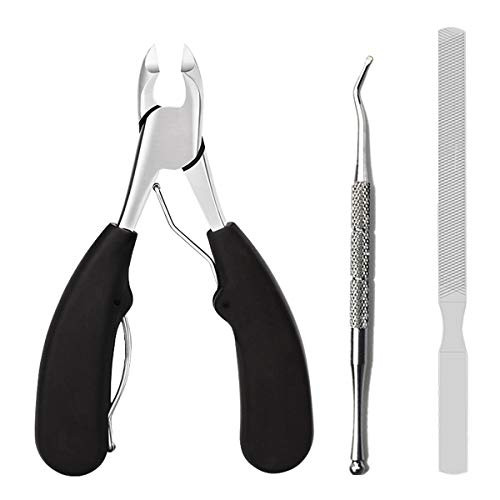 Toe Nail Clipper for Ingrown or Thick Toenails ingrown toenail tool Podiatrist Toenail Clippers Professional Thick  and  Ingrown Toe Nail Clippers for Men  and  Seniors Pedicure Clippers Toenail Cutters