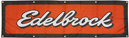 Daoops Edelbrock Flag Mechanic Performance Parts 2x8ft Banner