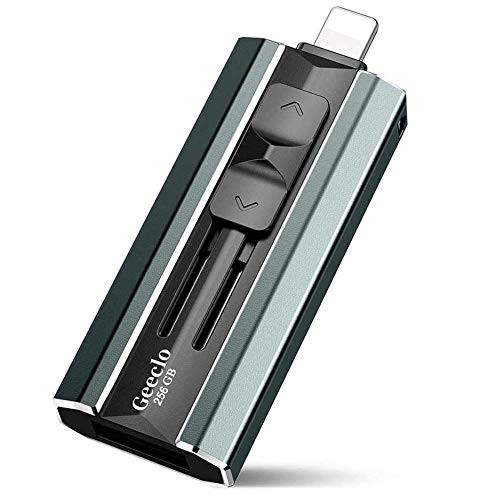 Flash Drive 256GB Geeclo Memory Stick 256GB Jump Thumb Drive USB 3_0 Flash Drive Compatible with Any PhoneAndroid and Computer-UpdateGray