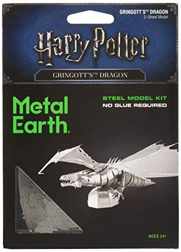 Professor Puzzle Metal Earth Harry Potter Gringotts Dragon, 3D Metal Model