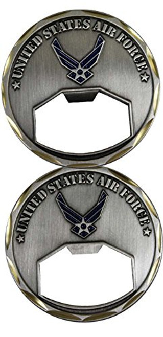 United States Air Force Bottle Opener Challenge Coin United States Air Force Bottle Opener Challenge Coin