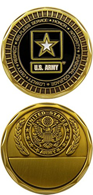 U.S. Army Engravable Challenge Coin U.S. Army Engravable Challenge Coin