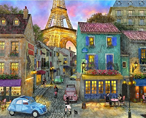 Springbok Puzzles 43-36038 Alzheimer & Dementia Jigsaw Puzzles - Eiffel Magic - Jigsaw Puzzle - Large 23.5" by 18" Puzzle (36 Piece), Multicolor
