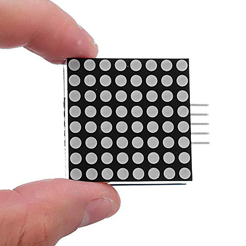 ZJYSM Dot Matrix LED 8x8 Unseamed Cascadable Red LED Dot Matrix F5 Display Module with SPI Open-Smart for Arduino - Products That Work with prescribed Arduino Boards