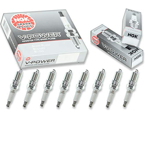 8 pcs NGK V-Power Spark Plugs for 1997-2002 Ford E-250 Econoline 5_4L 5_4L V8 - Engine Kit Set Tune Up