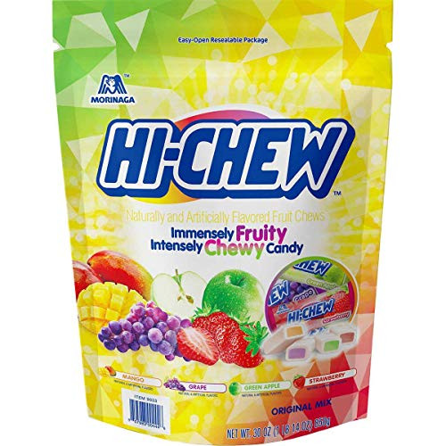 Morinaga Hi-Chew Mango Grape Green Apple and Strawberry 30oz 160 Chews