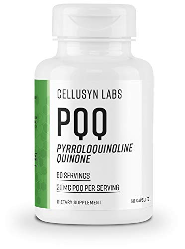 Cellusyn Labs PQQ Pyrroloquinoline Quinone 20mg 60 Capsules