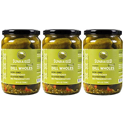 Sunraised Kosher Dill Whole Pickles 24 oz 3 Pack