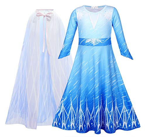 AmzBarley Girls Princess Fancy Dress Up Kids Holiday Costume Outfit Halloween Cosplay Role Play Clothes Childs School Performance Theme Party Dresses with Princess Cape Size 9-10YearsTag 140 AmzBarley Girls Princess Fancy Dress Up Kids Holiday Costume Outfit Halloween Cosplay Role Play Clothes Childs School Performance Theme Party Dresses with Princess Cape Size 9-10YearsTag 140