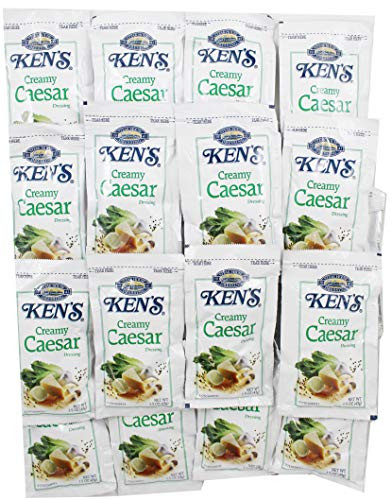 Kens Steakhouse Creamy Caesar Dressing 1_5 oz Packets Pack of 20