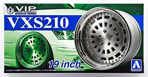 Aoshima 124 Scale VIP Modular VXS210 19 Inch Wheel Set - Plastic Model Buiding Set  52471