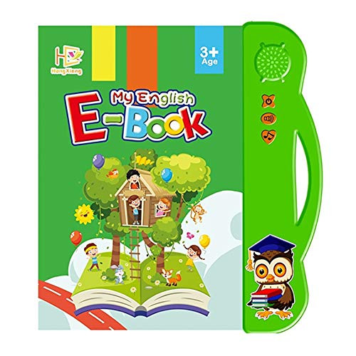 SHANSHAN ABC Learning Sound Book Toy for Toddlers 6 Months to 3 Years Old Activities with Numbers Shapes Colors  and  Animals Interactive Books for Children_