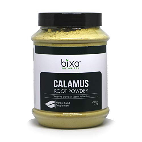 Calamus Root Powder Acorus Calamus Supports Stomach spasm Relaxation by Bixa Botanical- 1 Pound 16 Oz