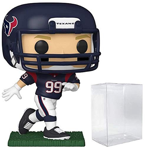 JJ Watt New Pose Houston Texans 149 Pop Sports NFL Pop Vinyl Figure Bundled with Ecotek Pop Protector