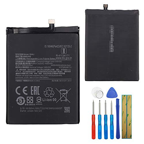 Replacement Battery BM4J Compatible with Xiaomi Redmi Note 8 PRO M1908C3JE with Tools