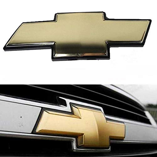 Front Grill Grille Bowtie Logo Emblem for Chevy 2007-2014 Suburban Tahoe Avalanche Gold