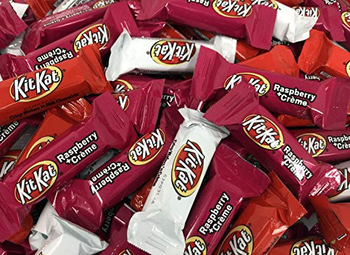 CrazyOutlet Valentines Day KIT KAT Miniatures Candy Bar Assortment - Pink Raspberry Creme Milk Chocolate White Creme Candy 3 Lbs CrazyOutlet Valentines Day KIT KAT Miniatures Candy Bar Assortment - Pink Raspberry Creme Milk Chocolate White Creme Candy 3 Lbs
