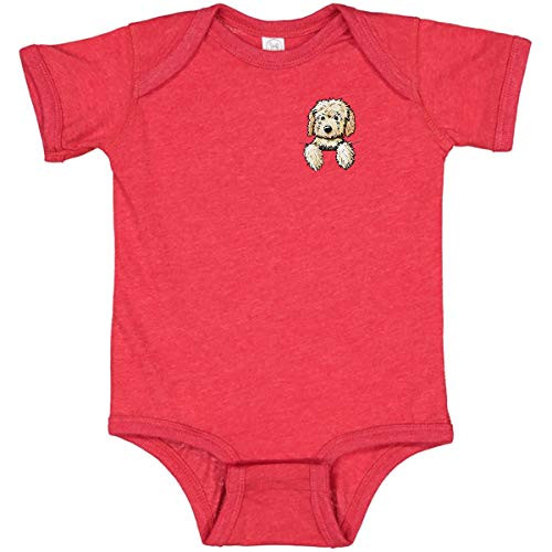 inktastic Pocket Infant Creeper 12 Months Retro Heather Red - KiniArt 39fb