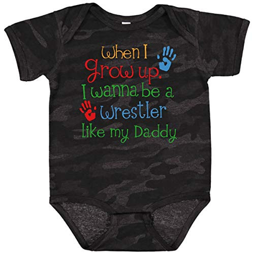 inktastic Wrestler Like Daddy Infant Creeper 24 Months Storm Camo 24788