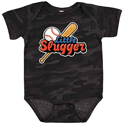 inktastic Little Slugger Infant Creeper 24 Months Storm Camo 2a841