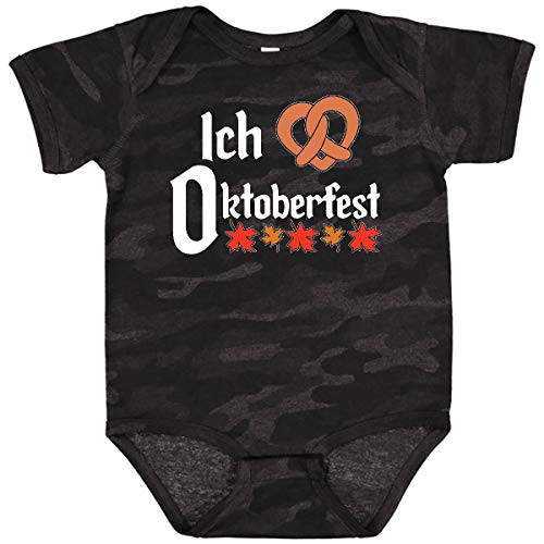 inktastic Ich Liebe - I Love Infant Creeper 24 Months Storm Camo 2c2fe