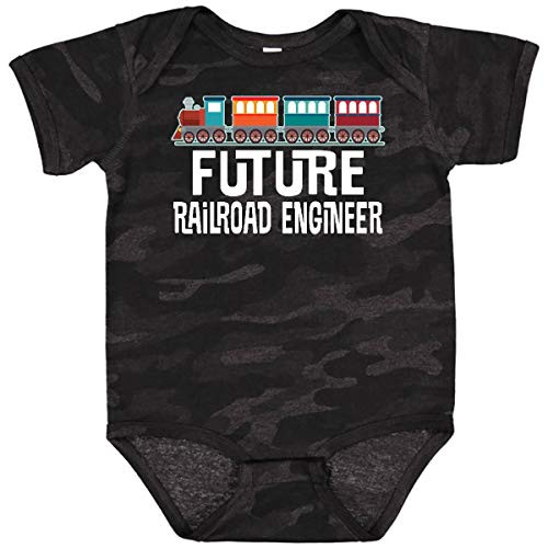 inktastic Future Railroad Engineer Infant Creeper 24 Months Storm Camo 2e7fd