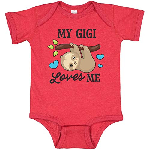 inktastic My Gigi Loves Me with Infant Creeper 6 Months Retro Heather Red 2f20a inktastic My Gigi Loves Me with Infant Creeper 6 Months Retro Heather Red 2f20a