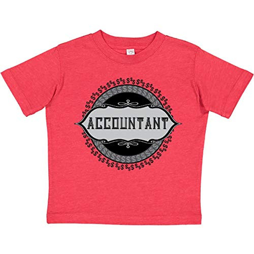 inktastic Accountant Dollar Signs Toddler T-Shirt 3T Retro Heather Red 2f3a4