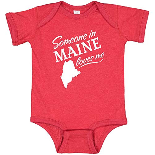 inktastic Someone in Maine Infant Creeper 24 Months Retro Heather Red 338cd inktastic Someone in Maine Infant Creeper 24 Months Retro Heather Red 338cd