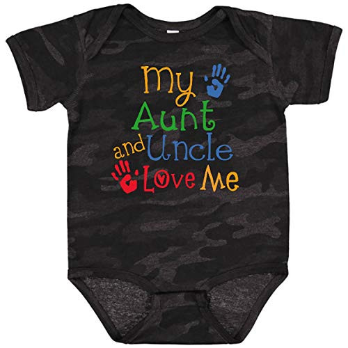 inktastic My Aunt and Uncle Love Me Infant Creeper 12 Months Storm Camo 33975
