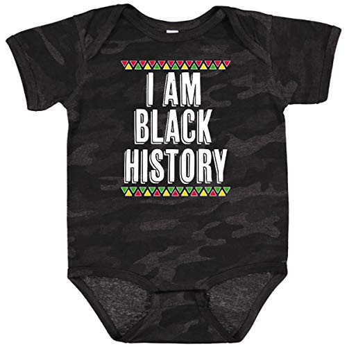 inktastic I Am Black History Month Infant Creeper 24 Months Storm Camo 33cbe