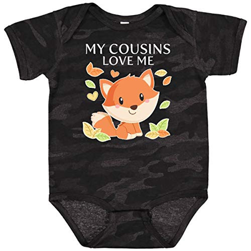inktastic My Cousins Love Me- Little Infant Creeper 24 Months Storm Camo 34401 inktastic My Cousins Love Me- Little Infant Creeper 24 Months Storm Camo 34401