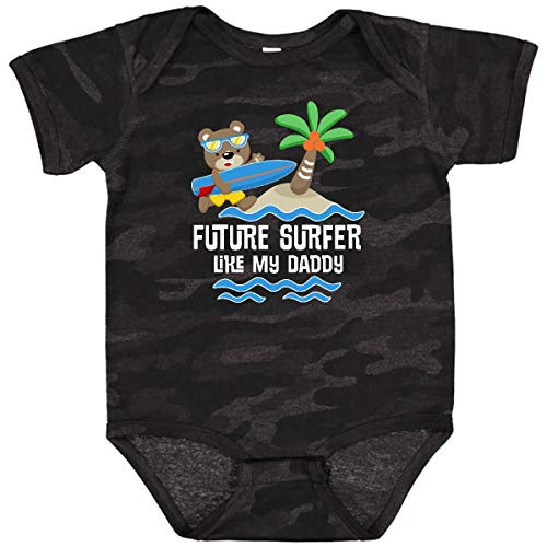inktastic Surfing Future Surfer Like Infant Creeper 24 Months Storm Camo 356c4