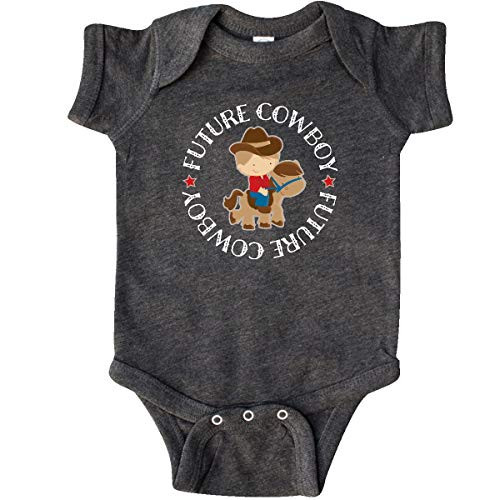 inktastic Future Cowboy Boys Infant Creeper 12 Months Retro Heather Smoke 39152 inktastic Future Cowboy Boys Infant Creeper 12 Months Retro Heather Smoke 39152